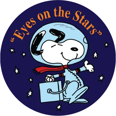 Snoopy stargazing